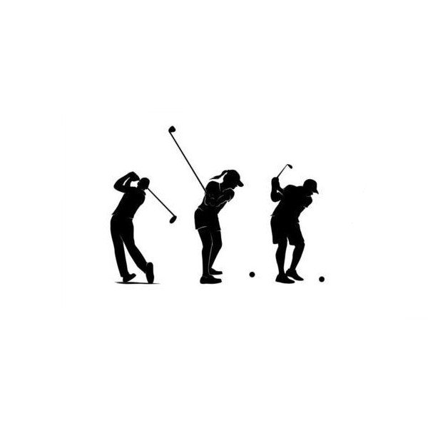 Golfer x 3