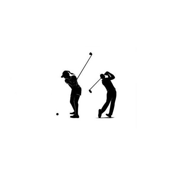Golfer x 2