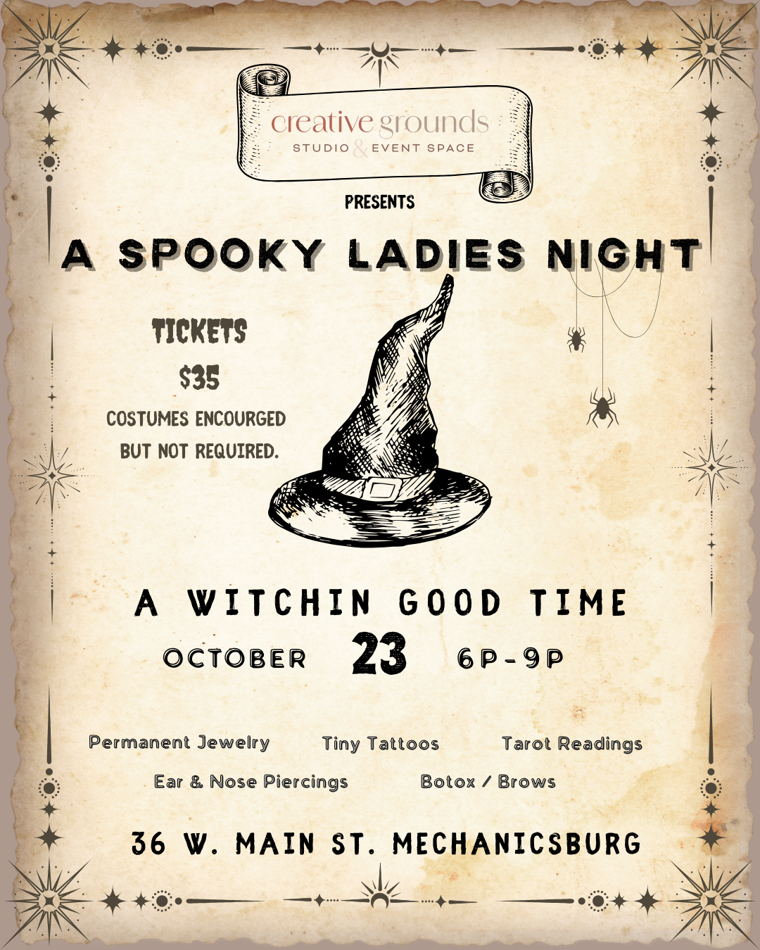 A Spooky Ladies Night