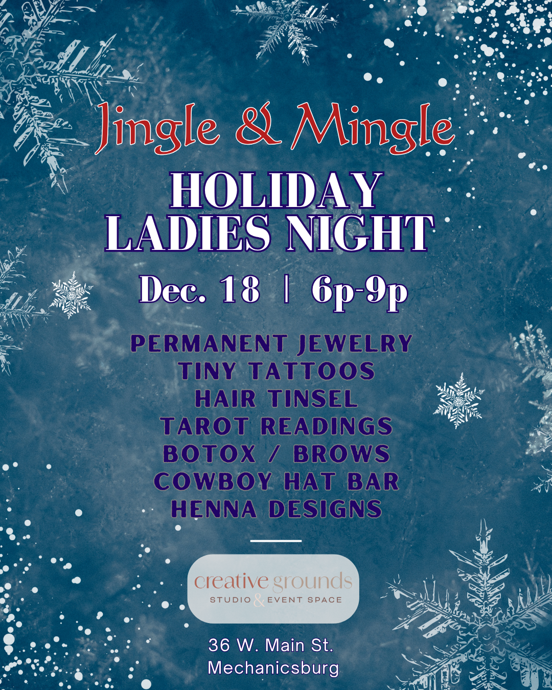 Jingle &amp; Mingle- Ladies Night Out