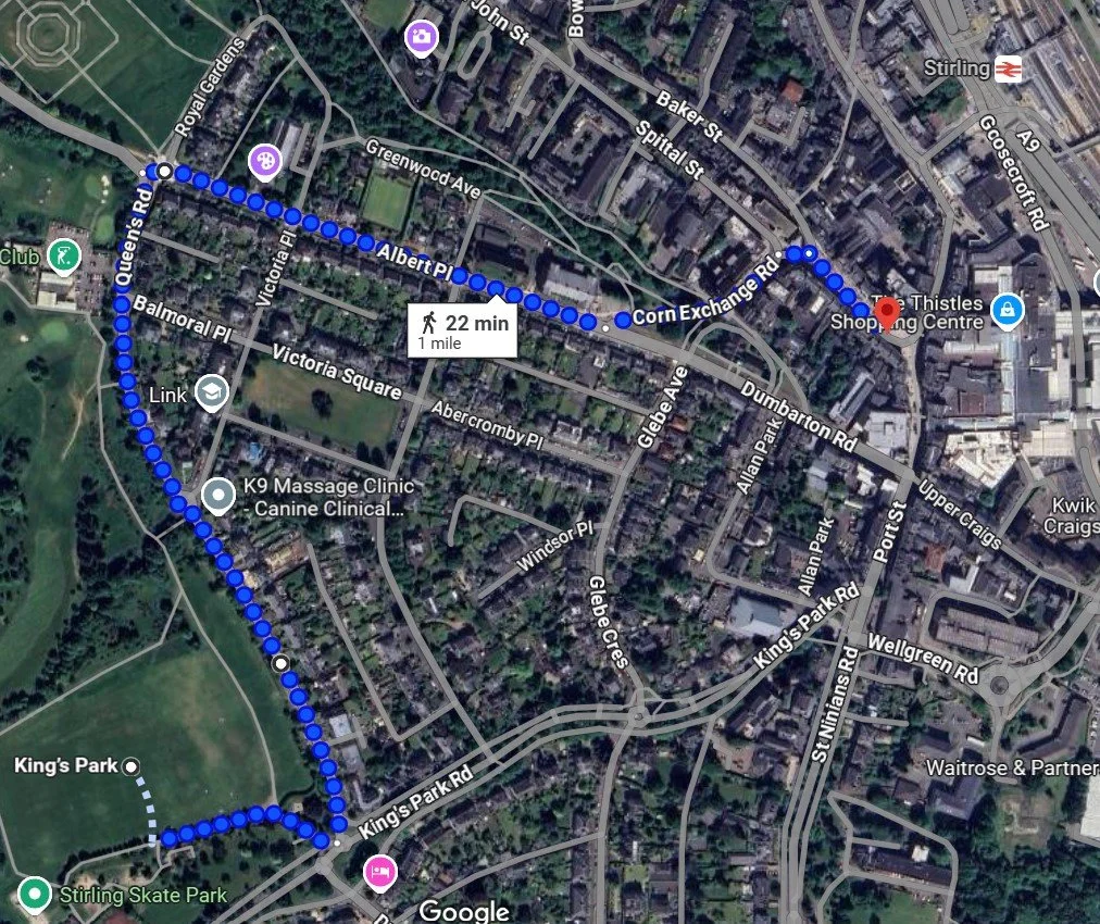 Proposed March Route