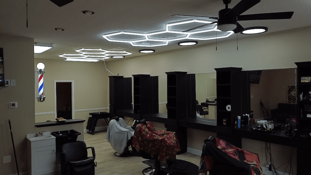Inside Kingdom Touch Barbershop on Winthrop Street in Taunton