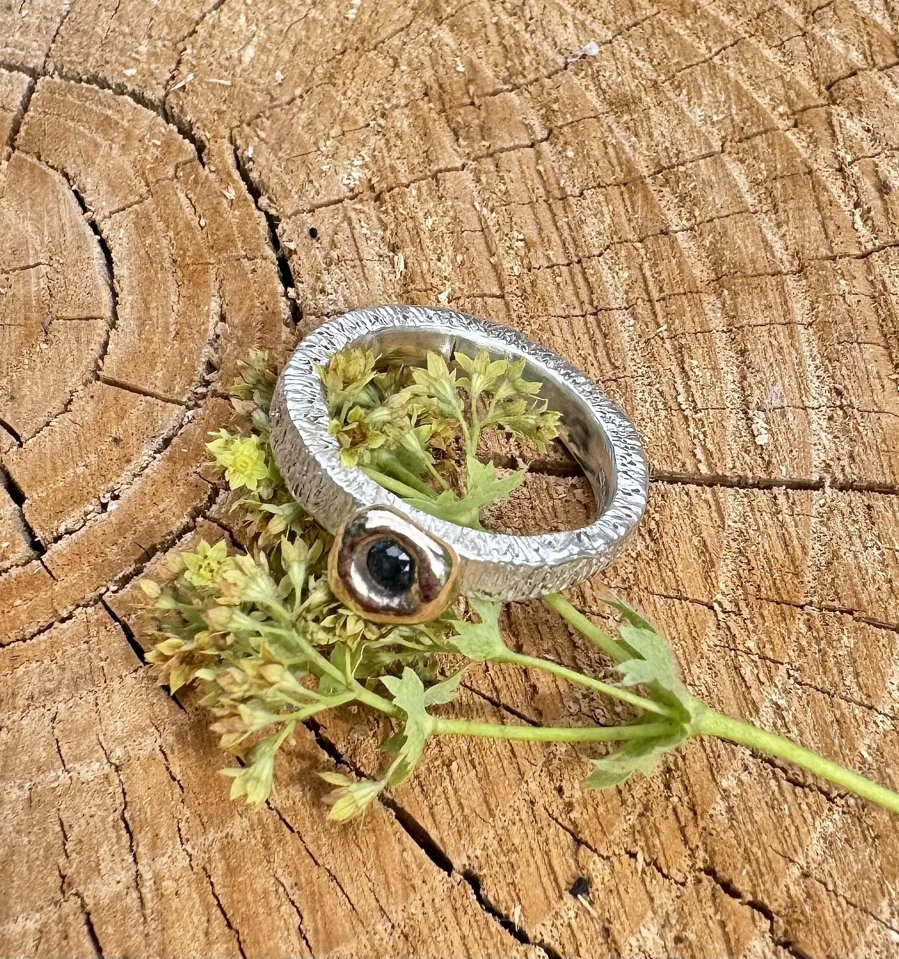 Sapphire Molten Myra Ring