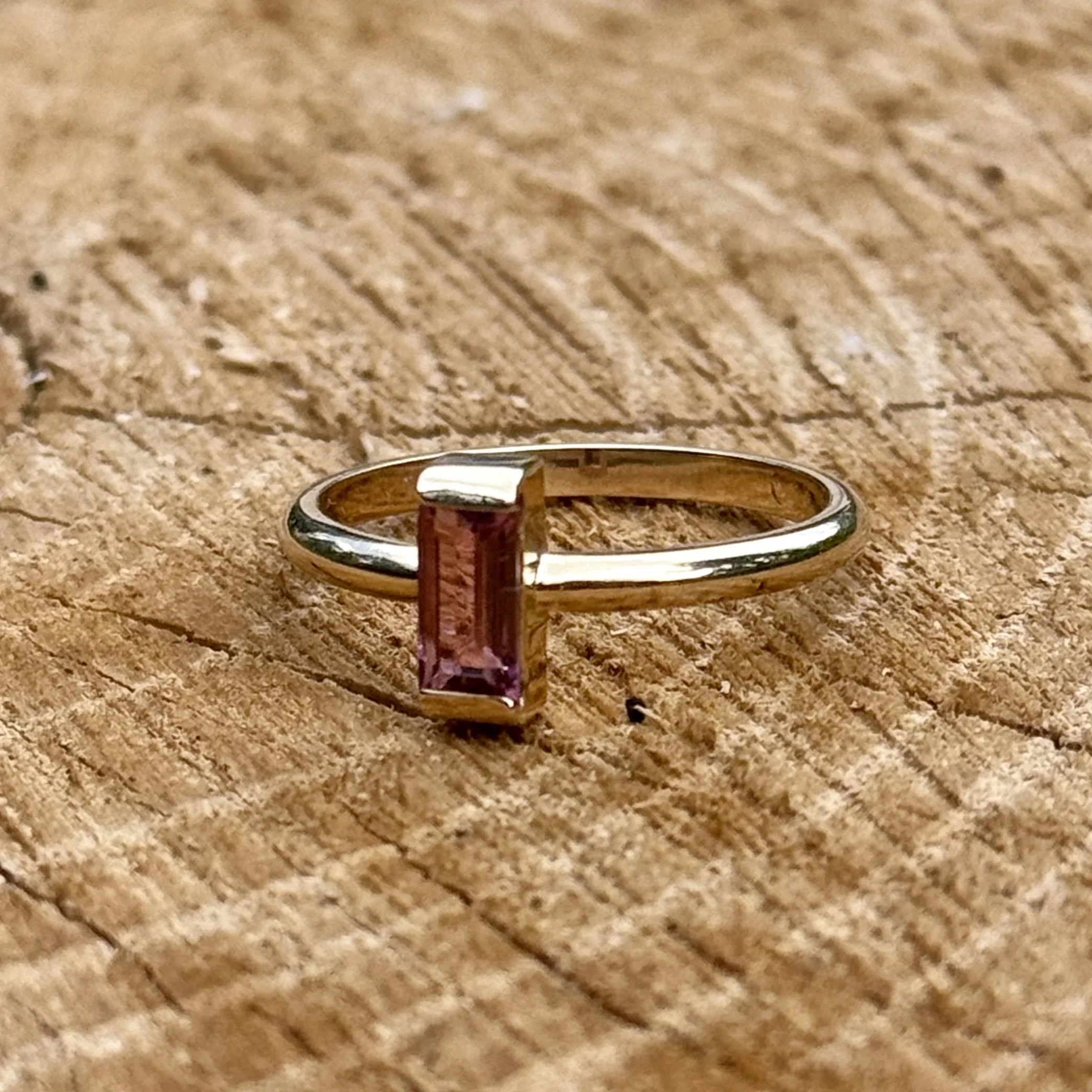 Pink Tourmaline Kirsten Ring