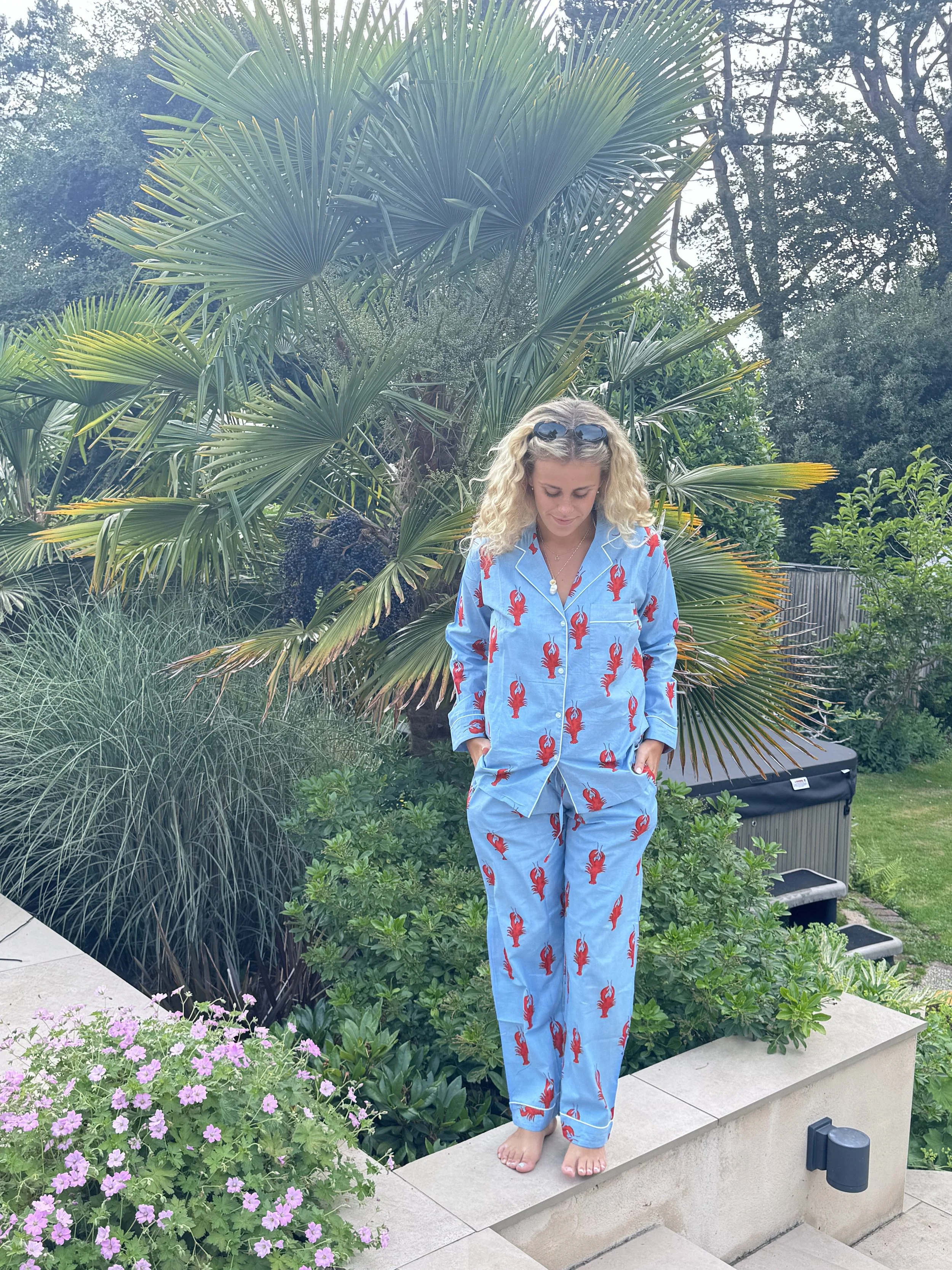Blue Lobster PJ Set