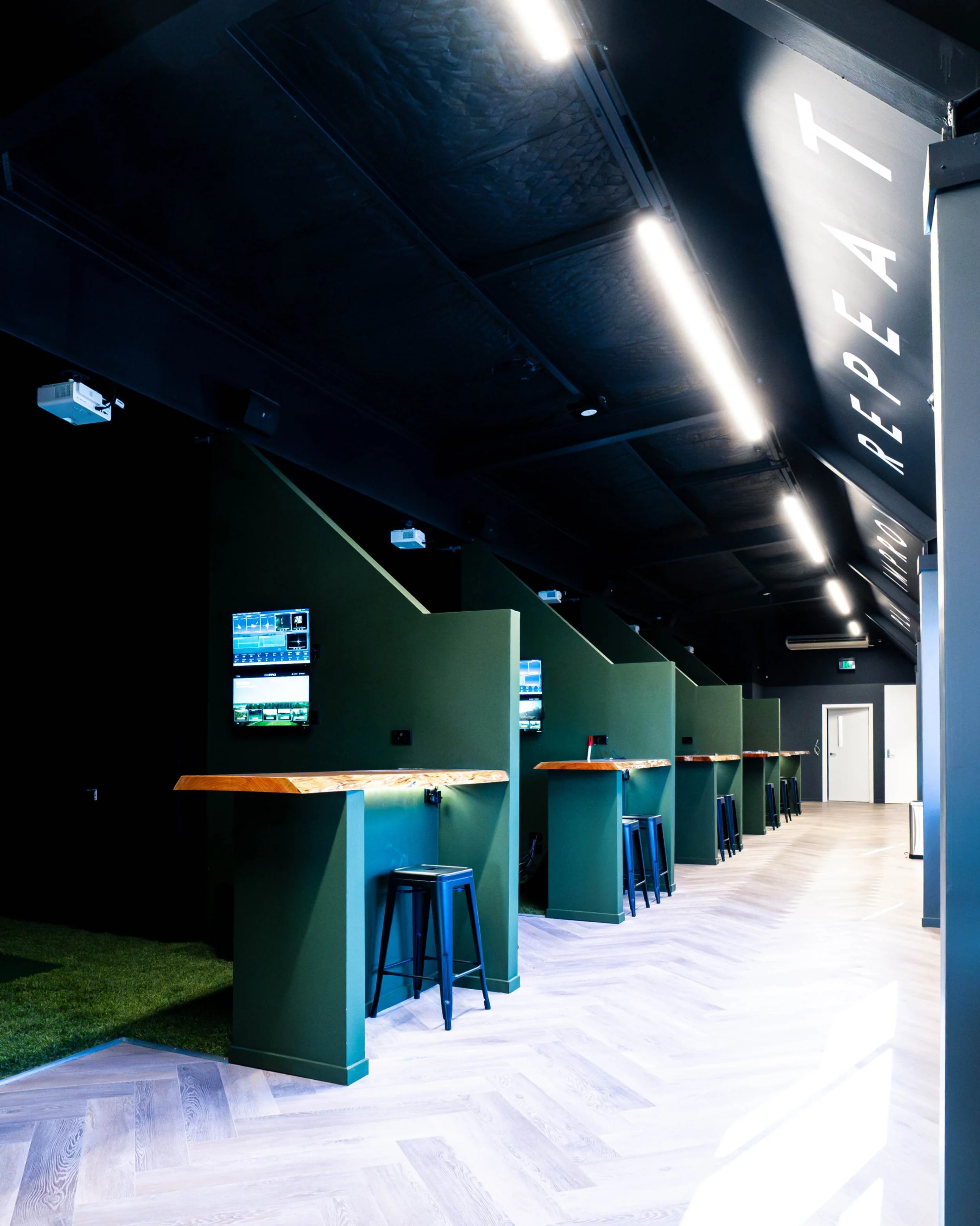 indoor gold booths