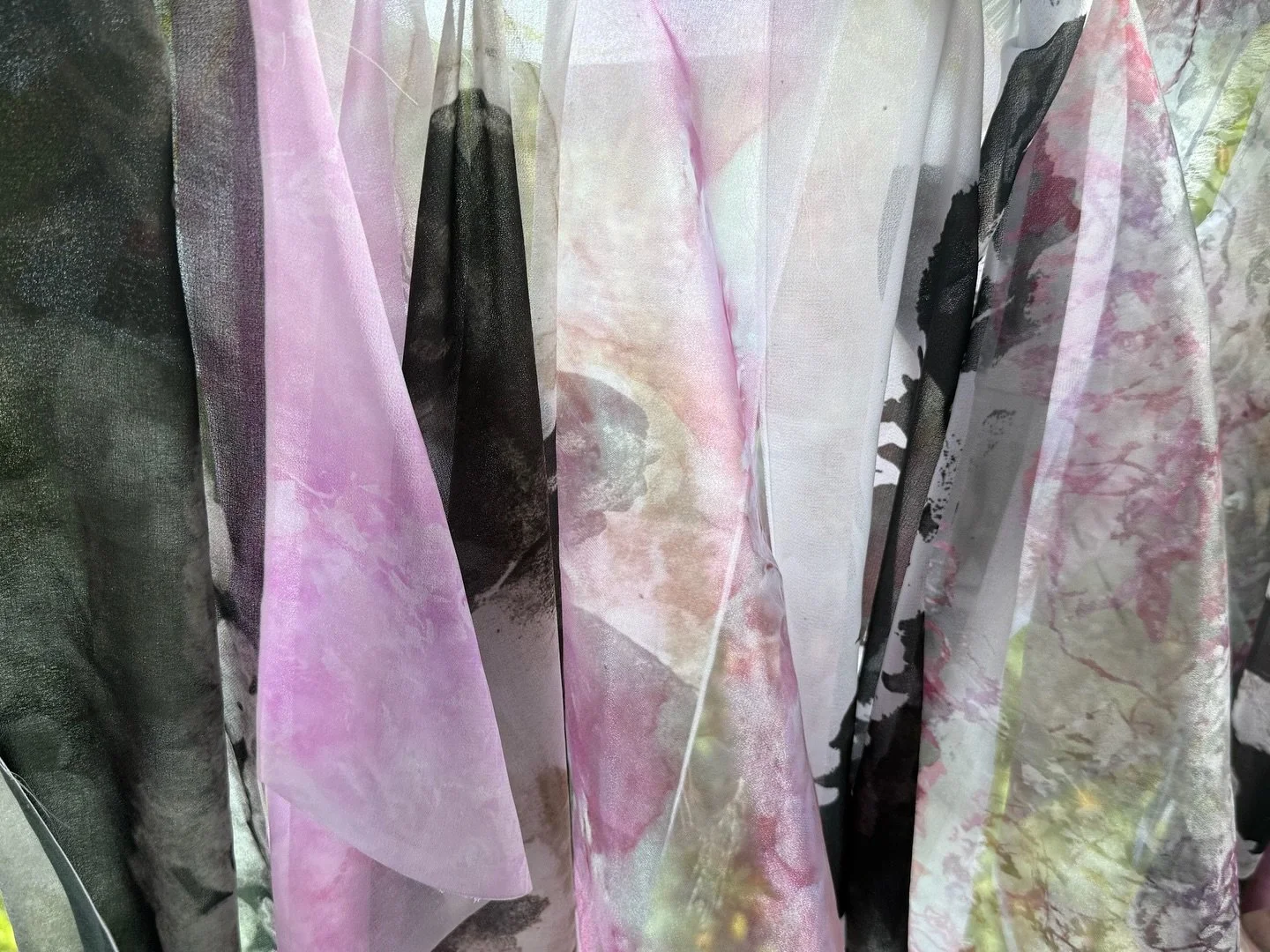 Fabrics from my collection The Grotesque Feminine, exploring the unexpected beauty that can arise from what we consider ugly ♡ #grotesquefeminine
