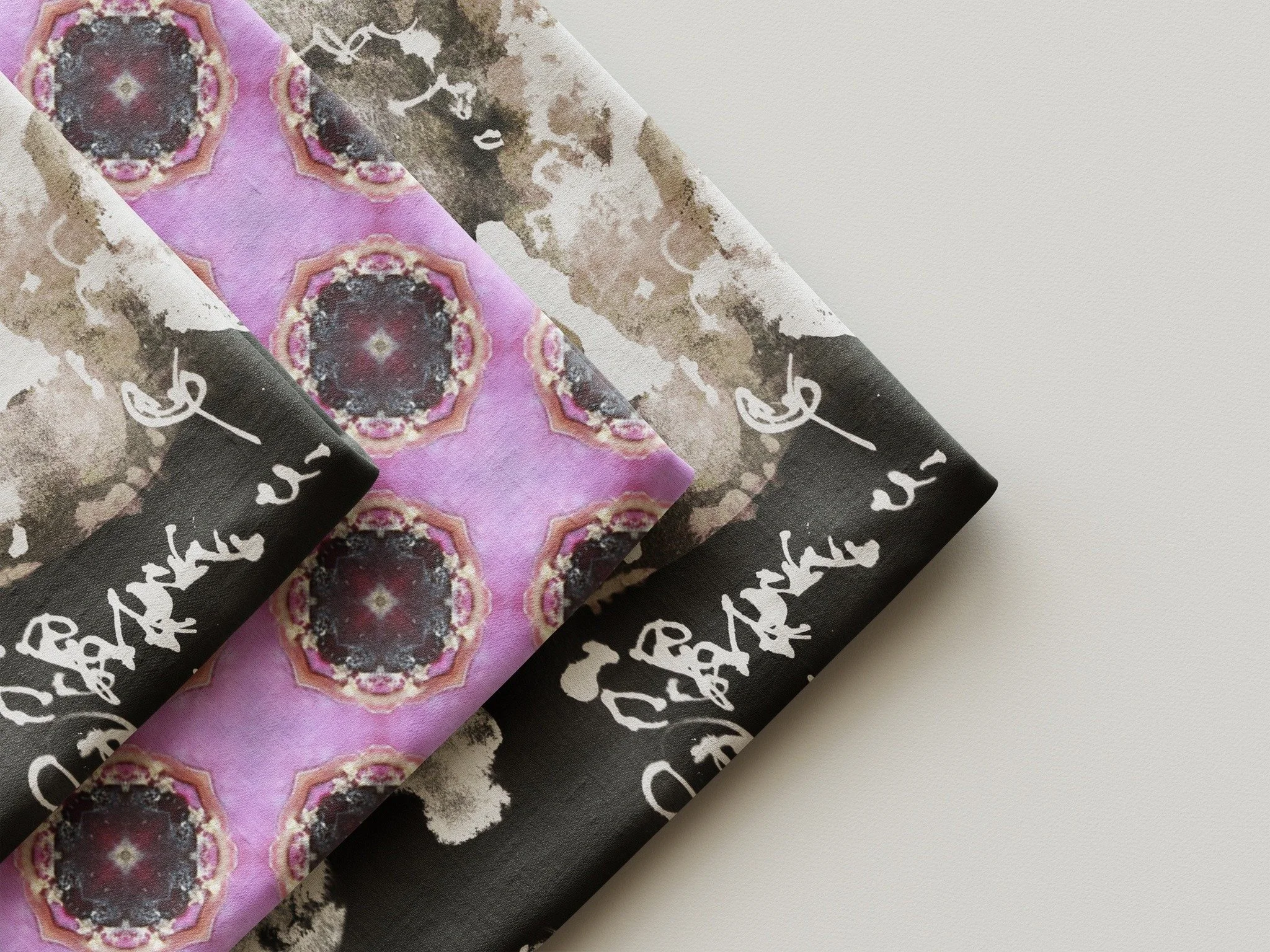 Watercolour and geo prints developed from fleshy photos and parasitic illustrations #grotesquefeminine