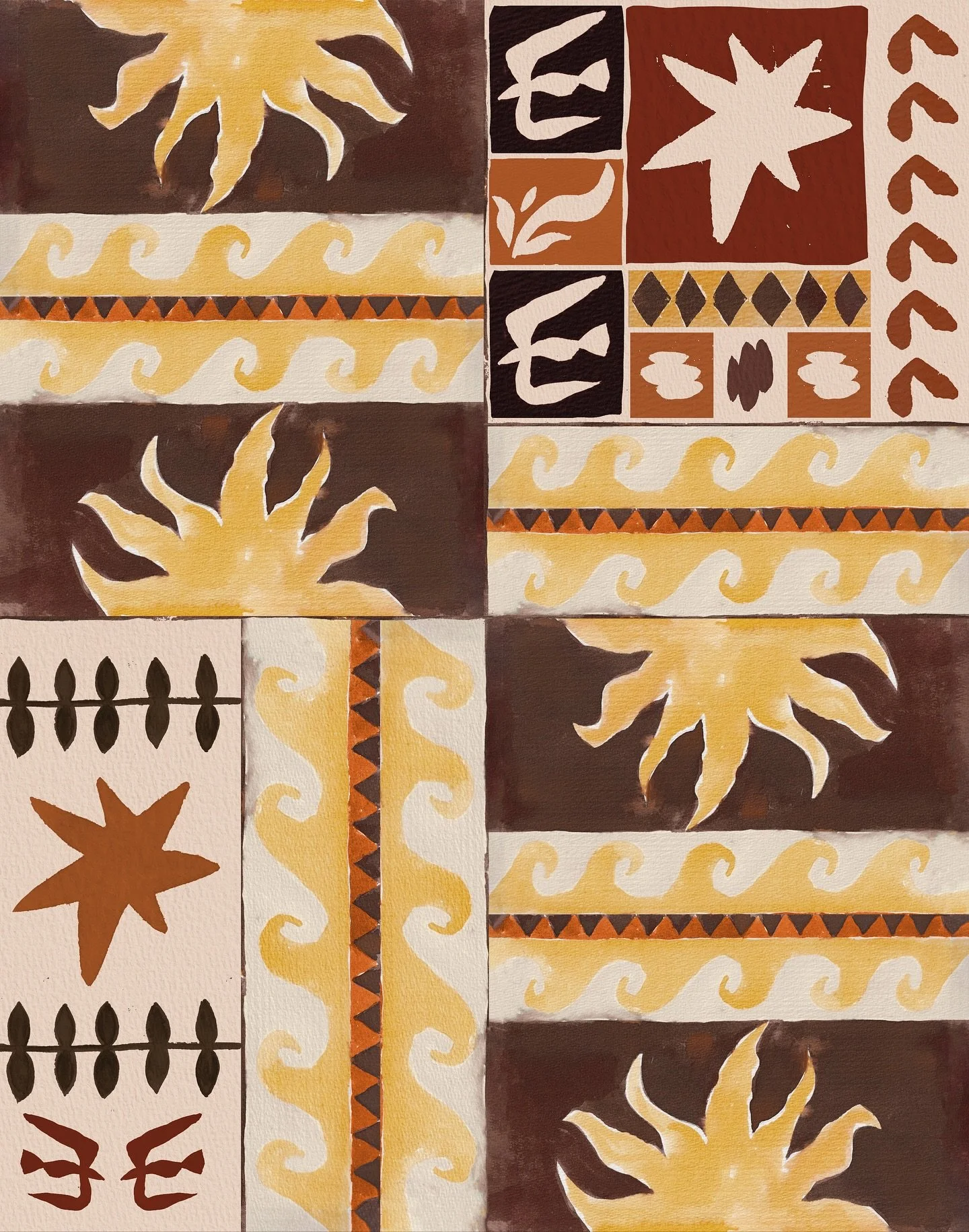 painting vs print 🌞 

#printdesign #printdesigner