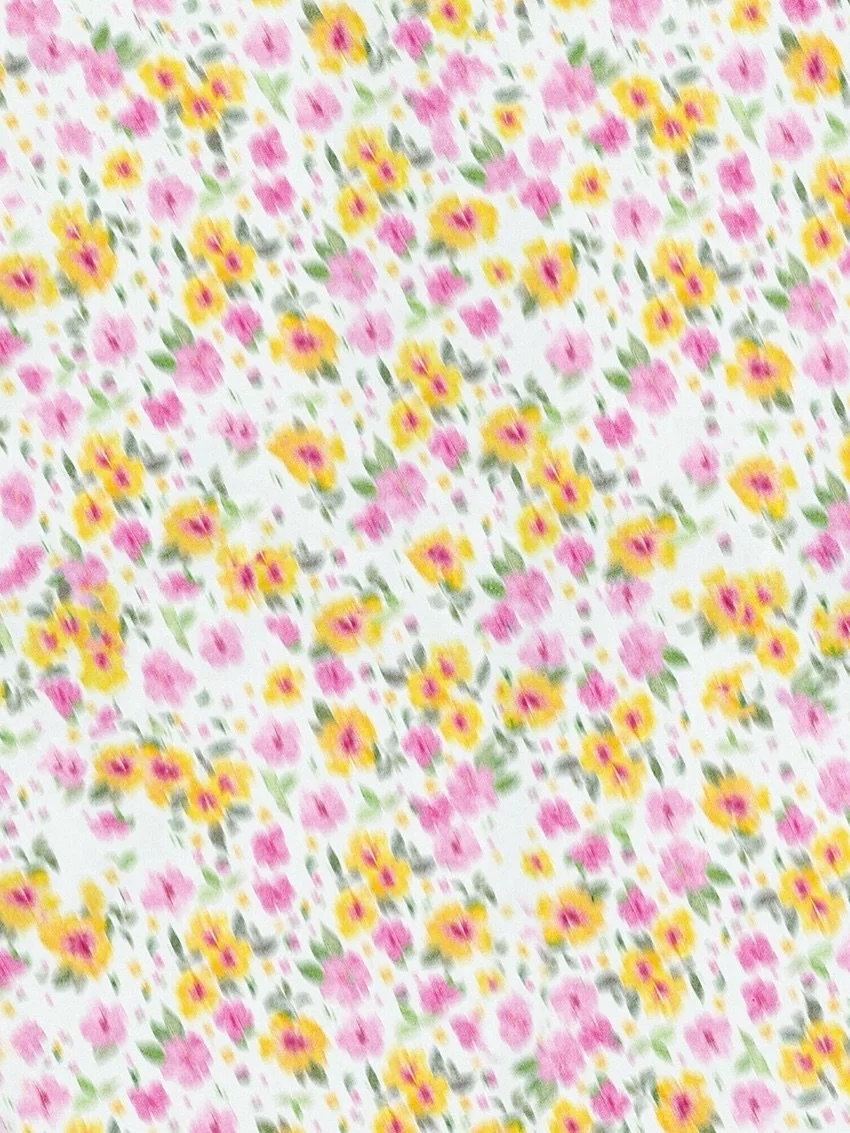 blurred floral print + mockup 💛🩷