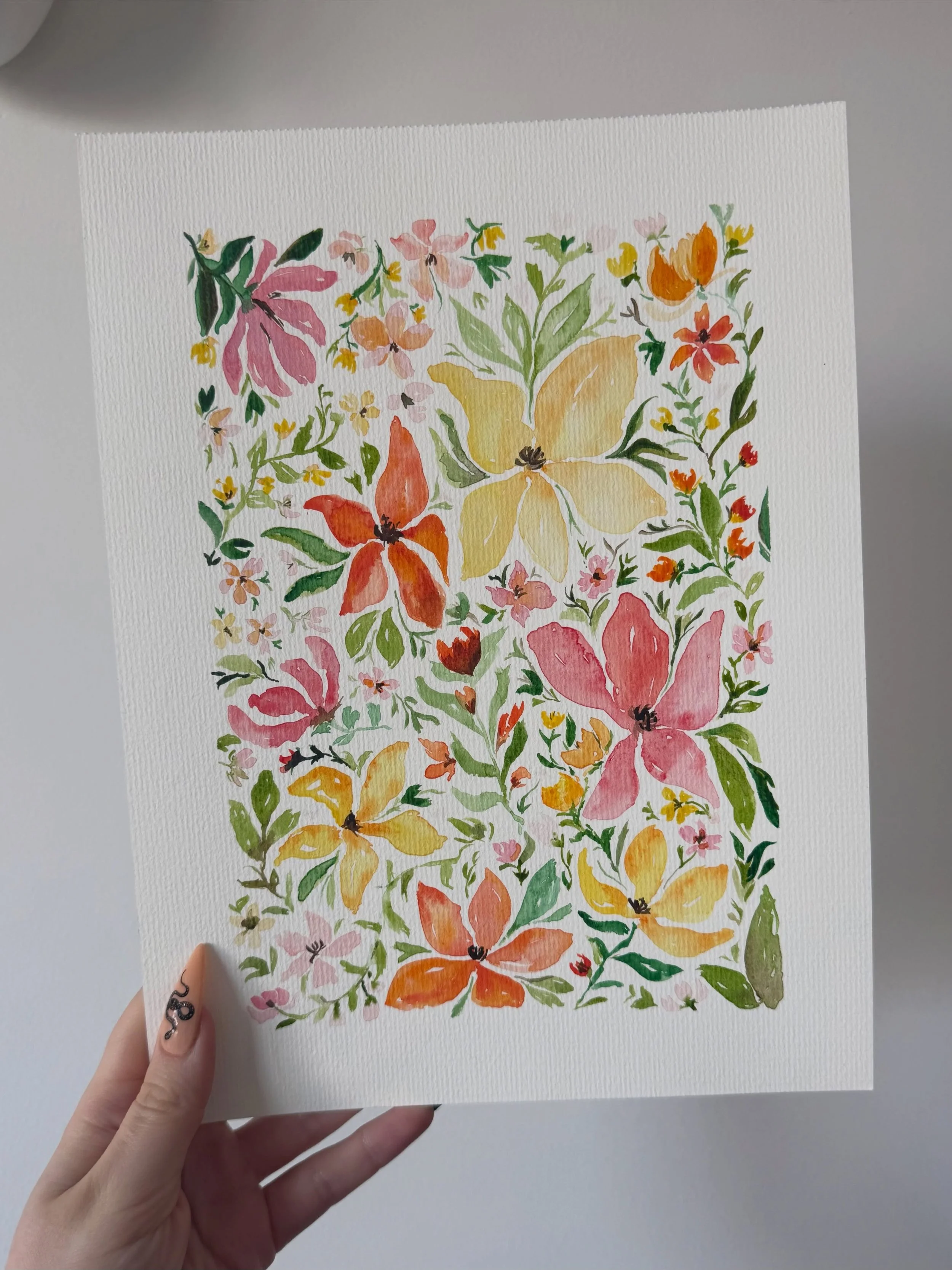 watercolour florals 🌸