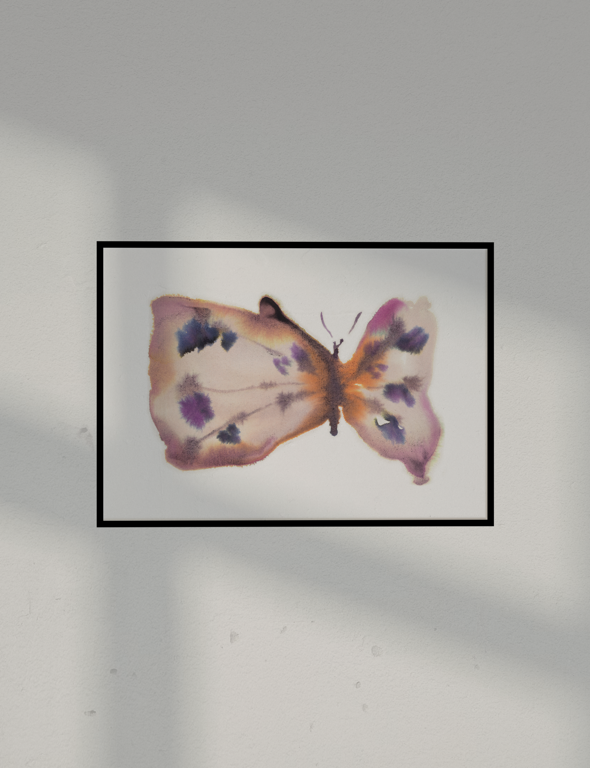 Abstract Butterfly Print