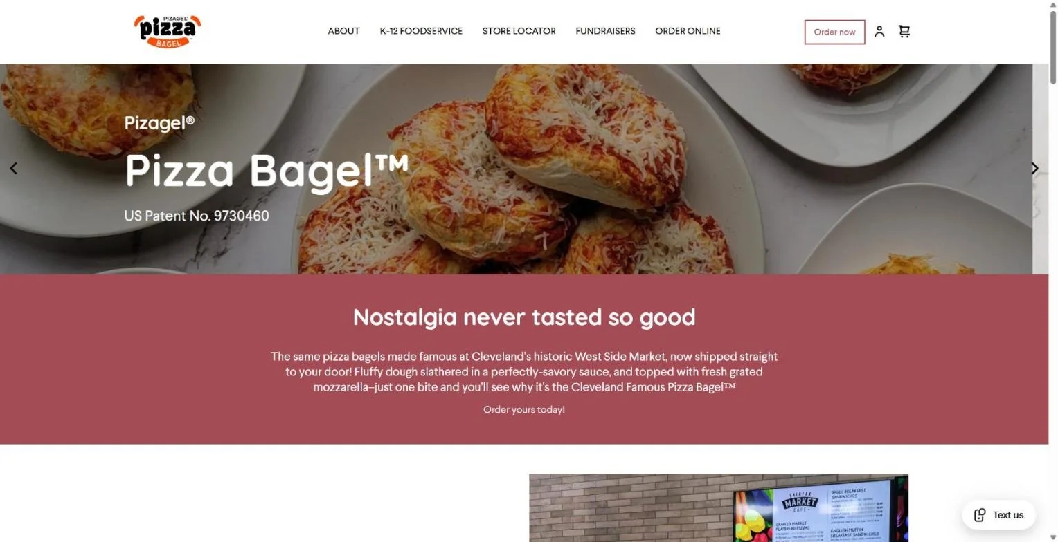 Pizagel Pizza Bagel