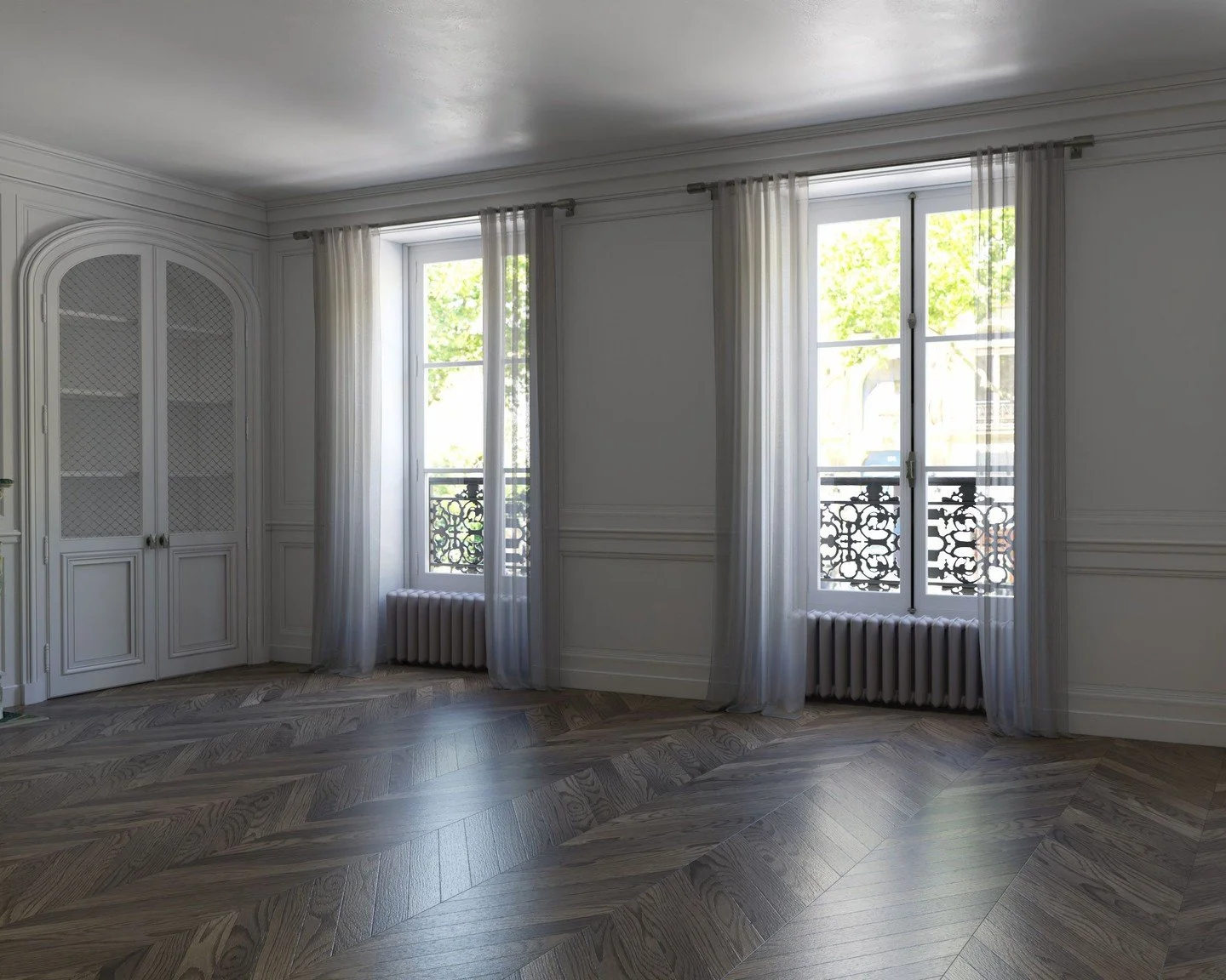 A study in restraint.
Classical symmetry, modern clarity. 

_
#parisinterior