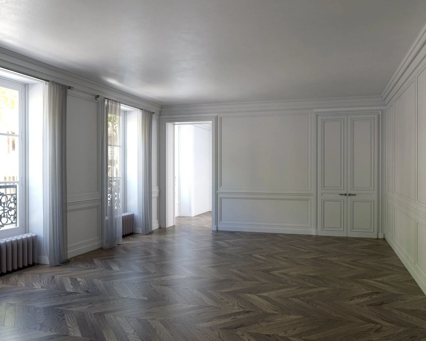 Paris, pared back.
Volumes held in quiet balance.