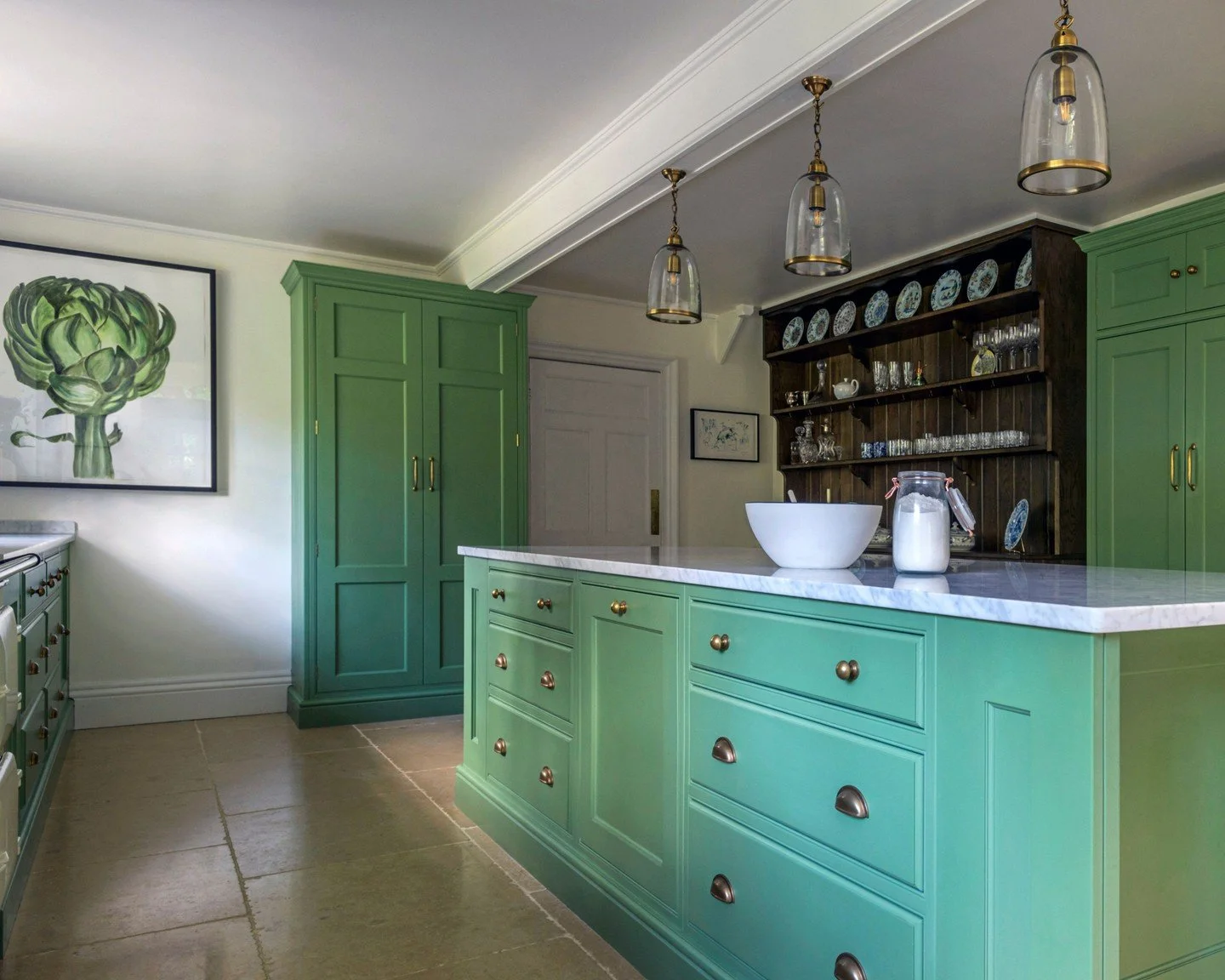 traditional joinery cleverly hides modern services in this listed building, all wrapped in a riot of colour. 

-
joinery created with @middletonbespoke