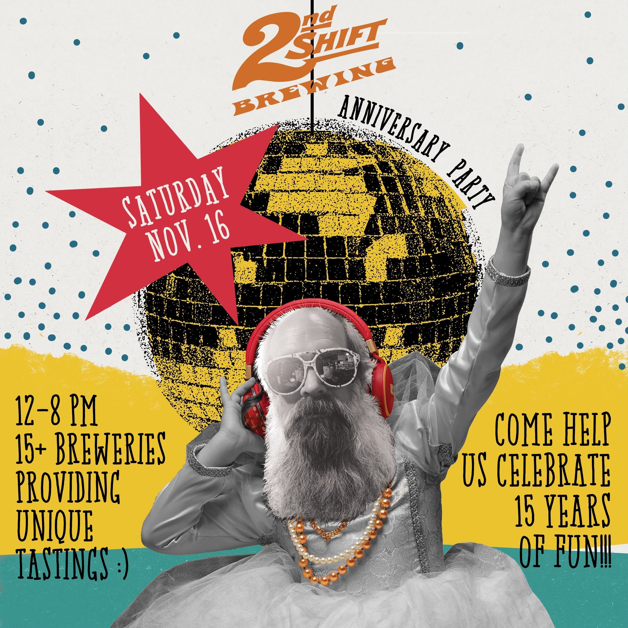 2nd Shift Brewing 15th Anniversary