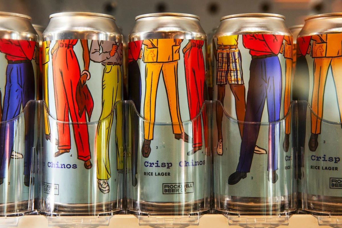 Rockwell Beer’s Crisp Chinos Can Illustrates What a Lager Would Wear