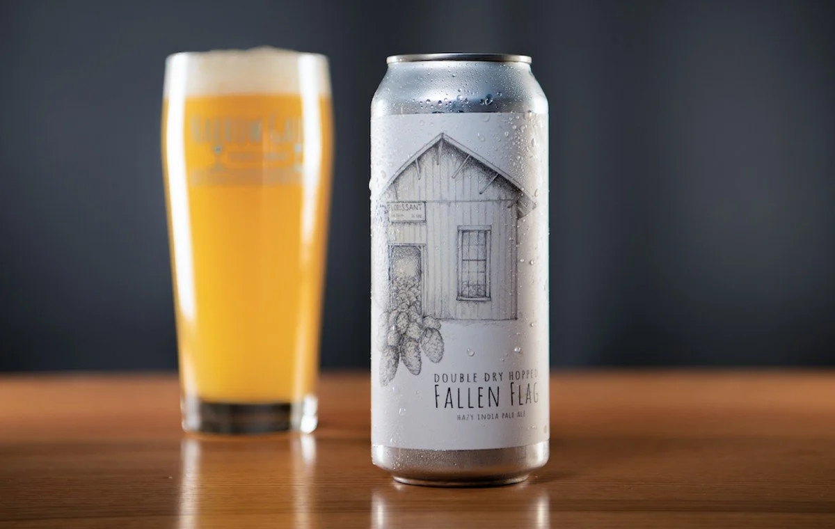 How a Historic Railroad Inspired Art for Narrow Gauge’s Fallen Flag Hazy IPA
