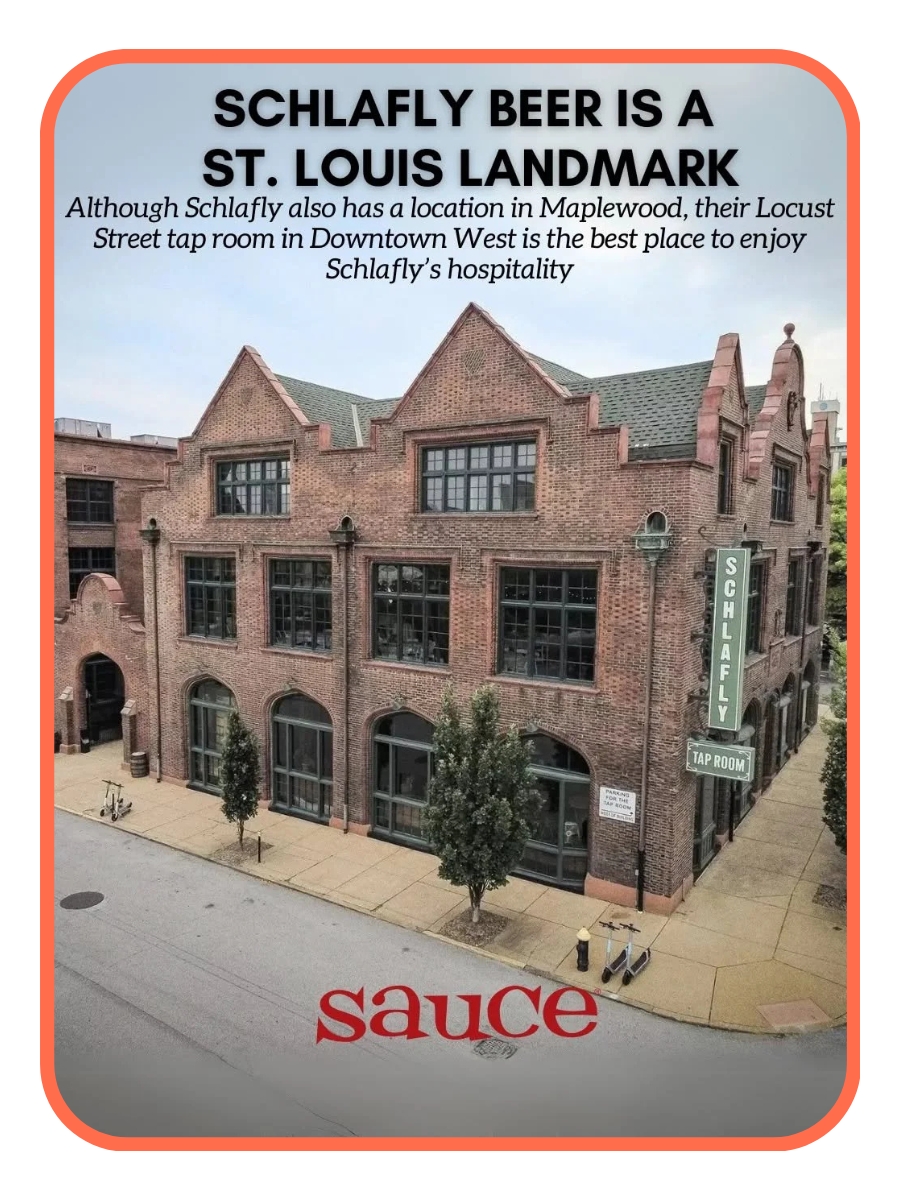 Schlafly Beer is a St. Louis landmark