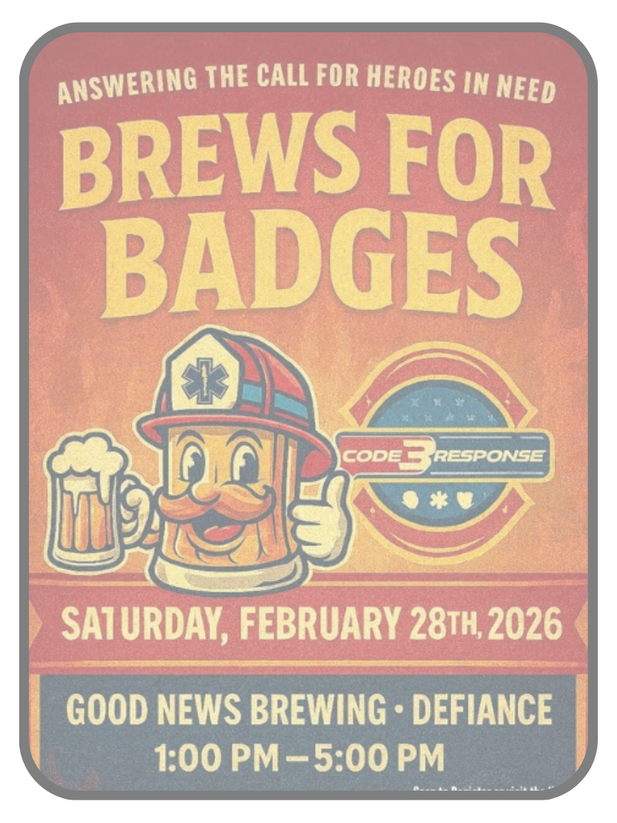 Brews for Badges Supporting Code 3 Response