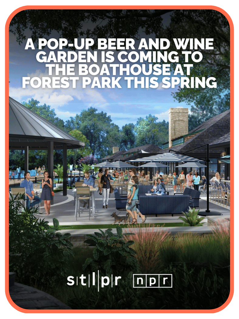 A pop-up beer and wine garden is coming to the Boathouse at Forest Park this spring