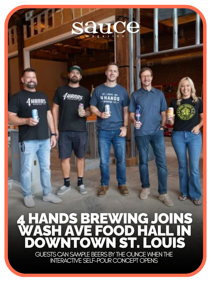 4 Hands Brewing joins Wash Ave Food Hall in downtown St. Louis