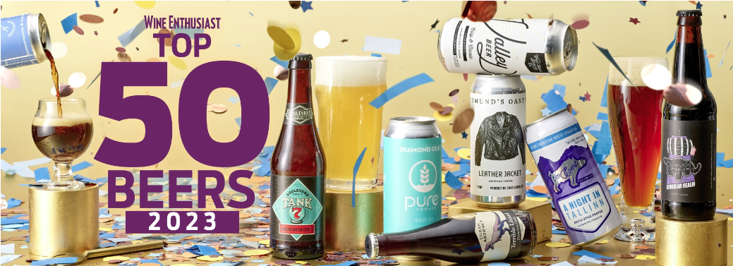 Wine Enthusiast Top 50 Beers of 2023 Celebration Photo