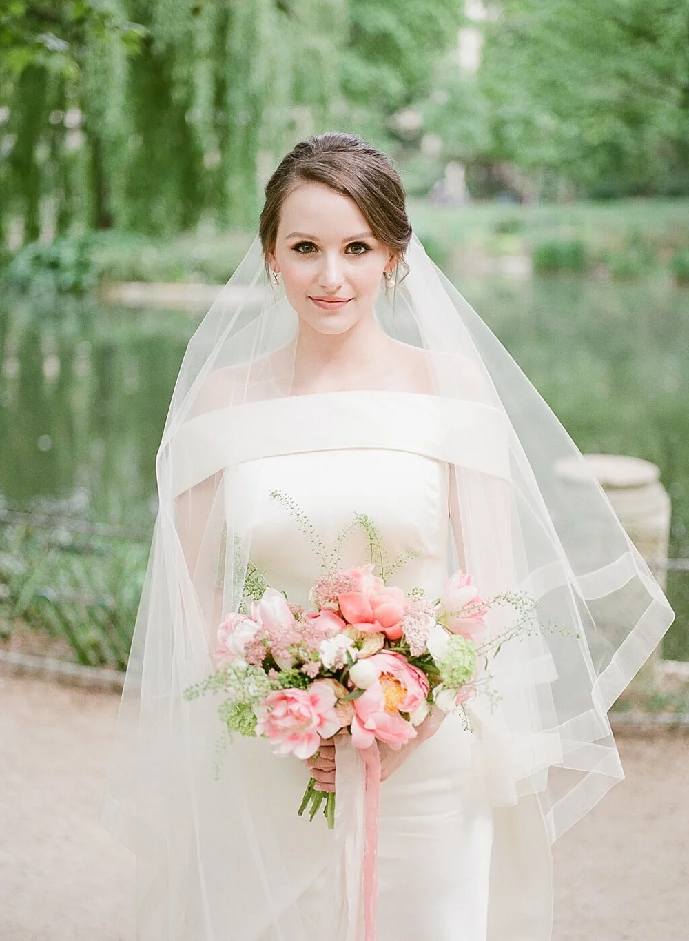 Spring Elopement | Paris | Bride and Gown