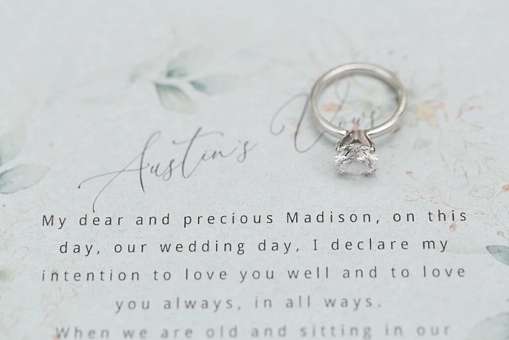 Spring Elopement | Paris | Vows and Ring