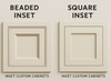 Difference Between “Beaded Inset” and “Square Inset” in Kitchen Cabinet ...