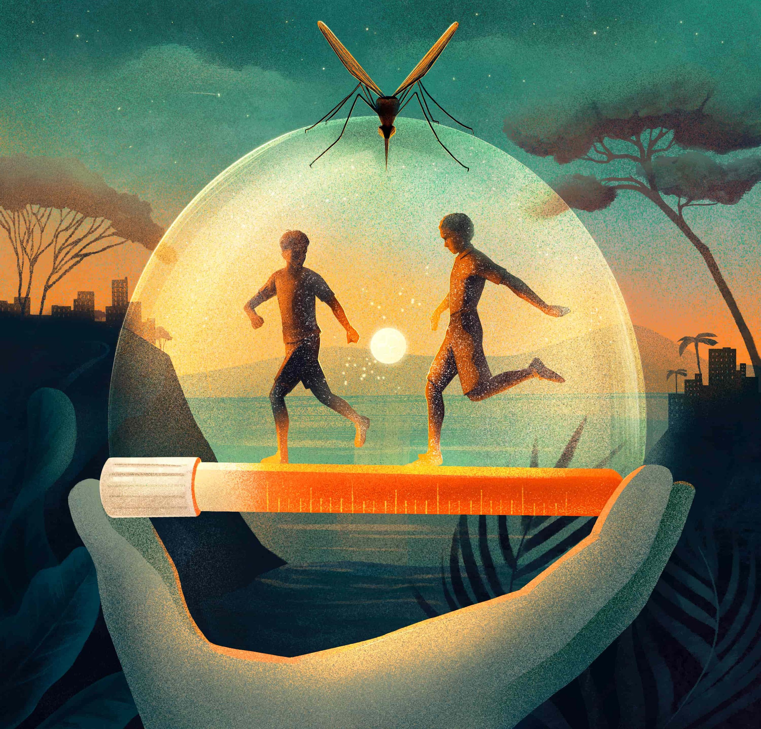 the-lancet-infectious-diseases-magazine-cover-illustration-children-protected-from-mosquito-borne-disease-daria-lada.jpg