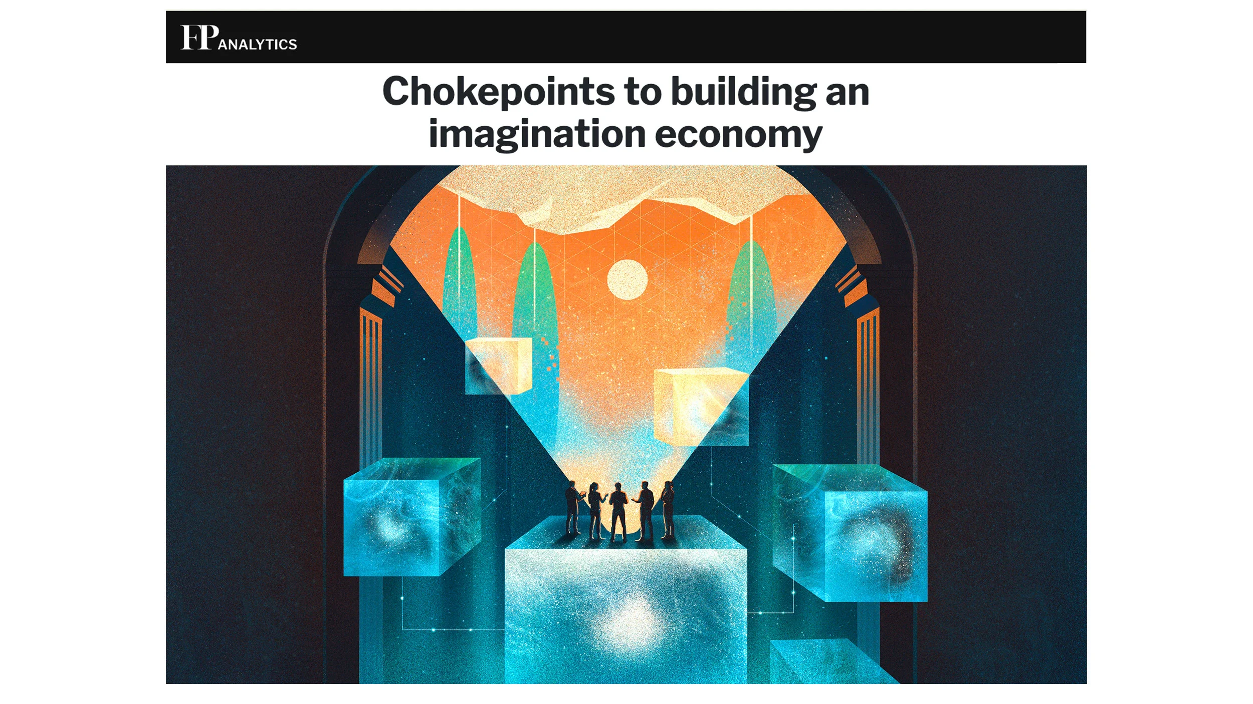 publication-layout-for-foreign-policy-people-on-glowing-cubes-daria-lada.webp