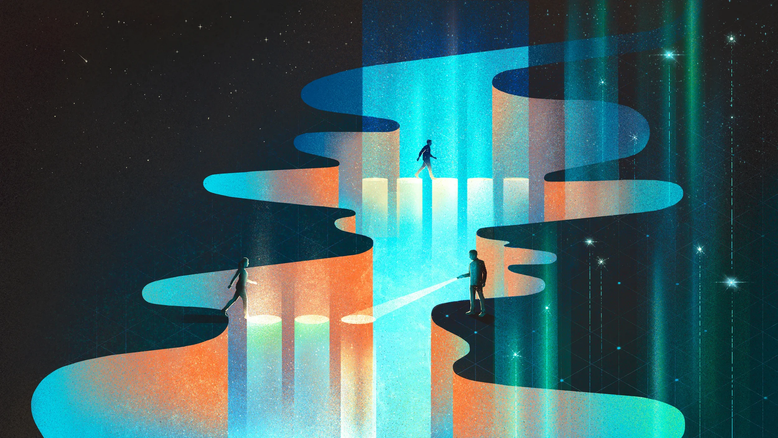 editorial-illustration-for-foreign-policy-people-crossing-winding-paths-daria-lada.webp