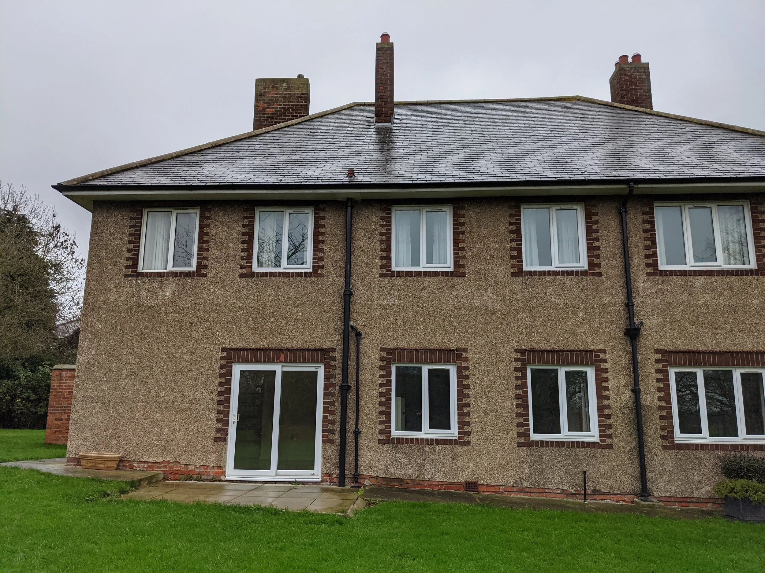 Existing rear elevation