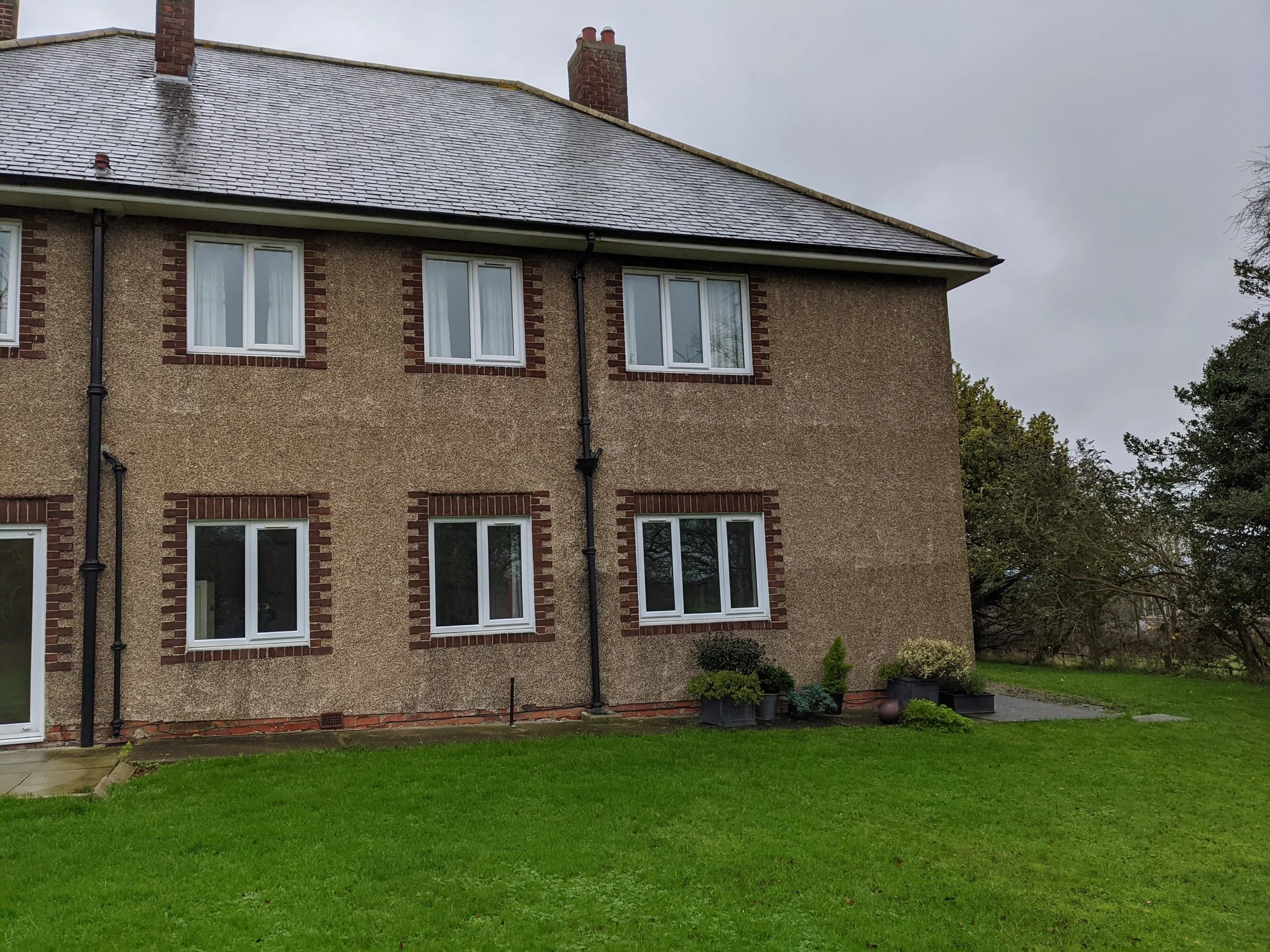 Existing rear elevation