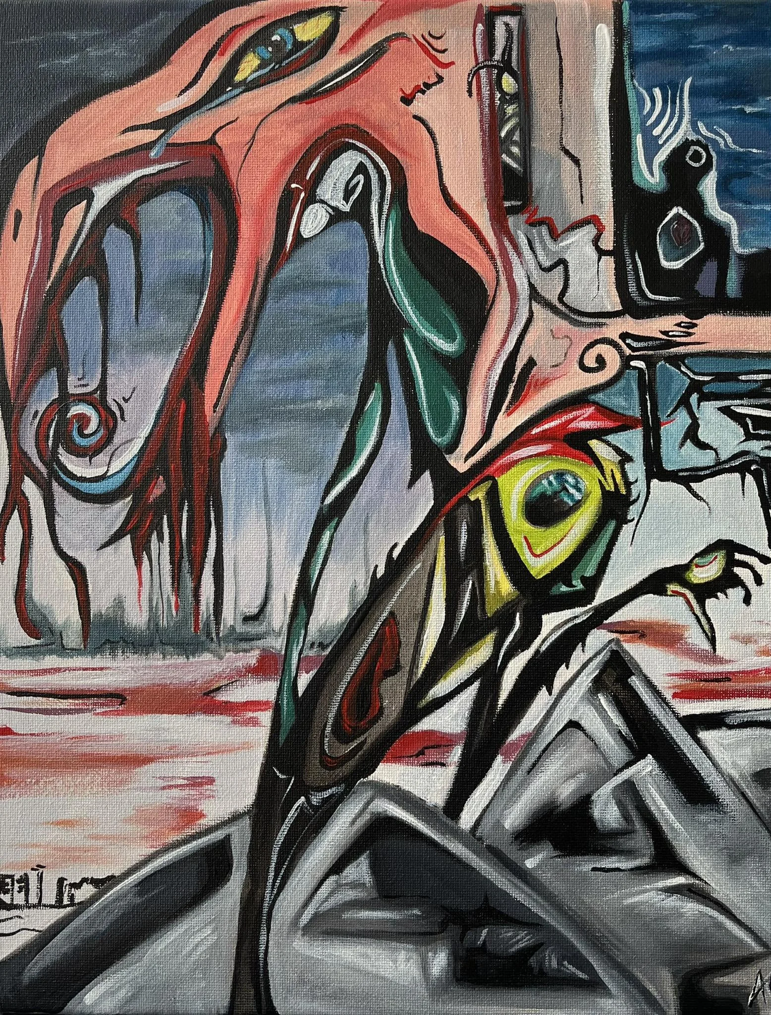 Locust Bird Monster Surrealism .jpg
