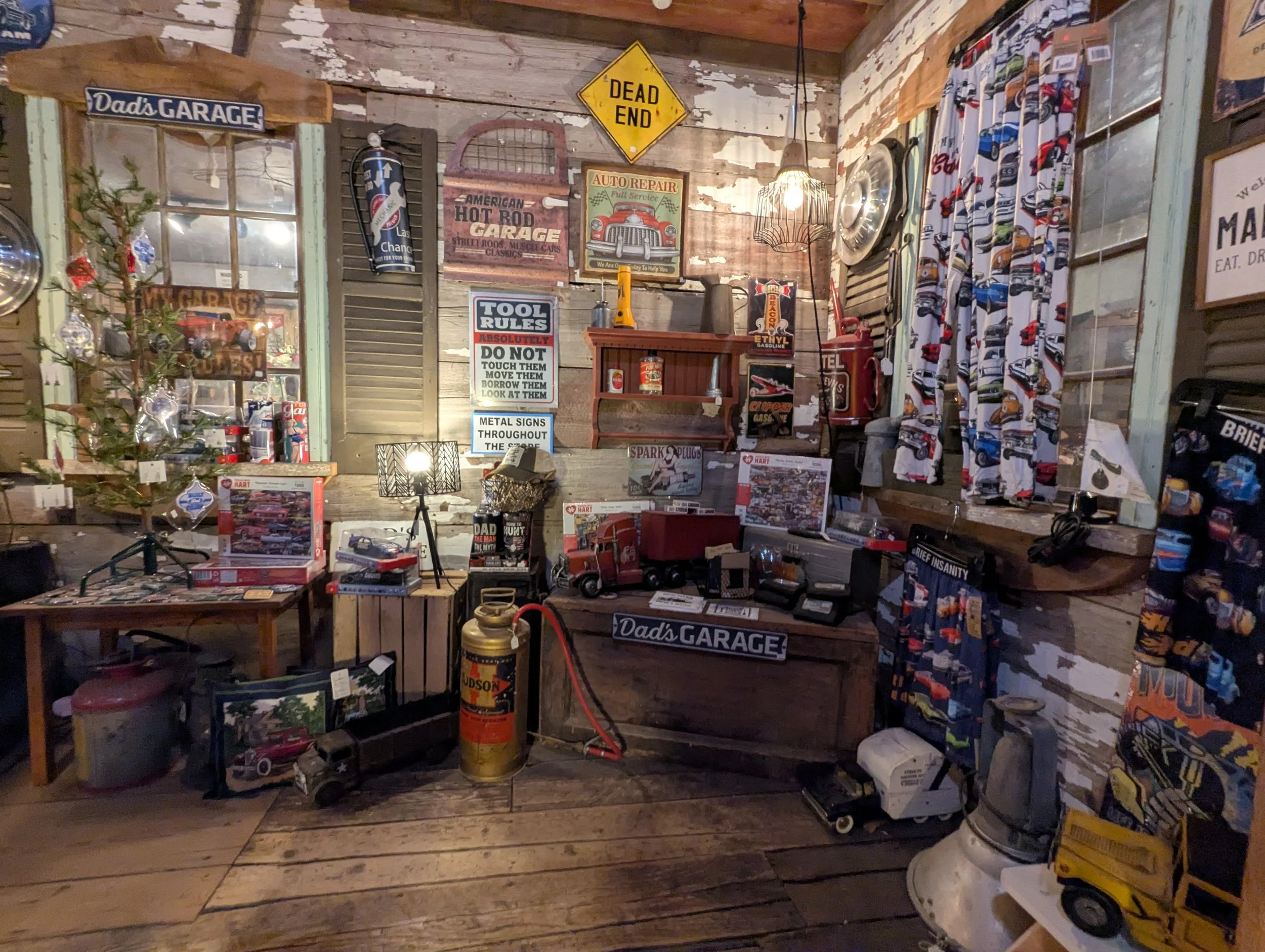 Dad's Garage Themed Merch at the Fuzzy Pig