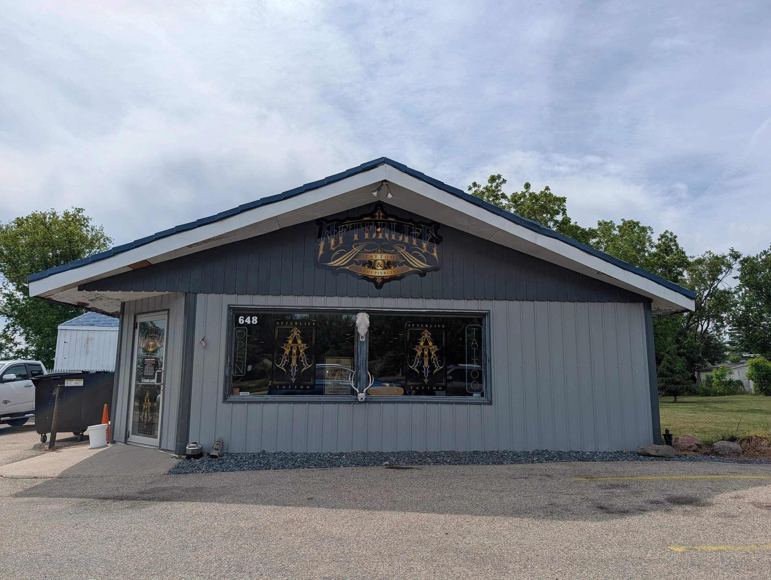 Afterlife Tattoo & Body Piercing - Exterior of Building