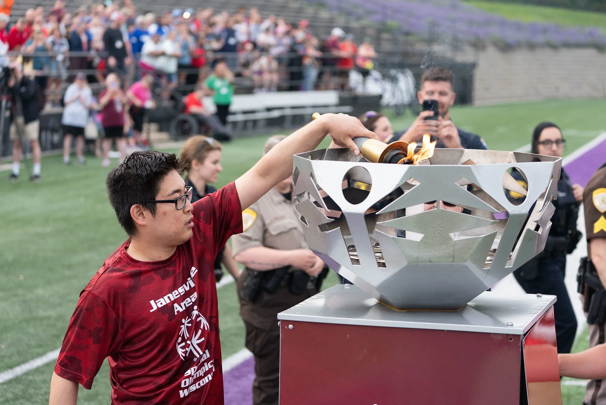 Special Olympics Wisconsin Torch Lighting