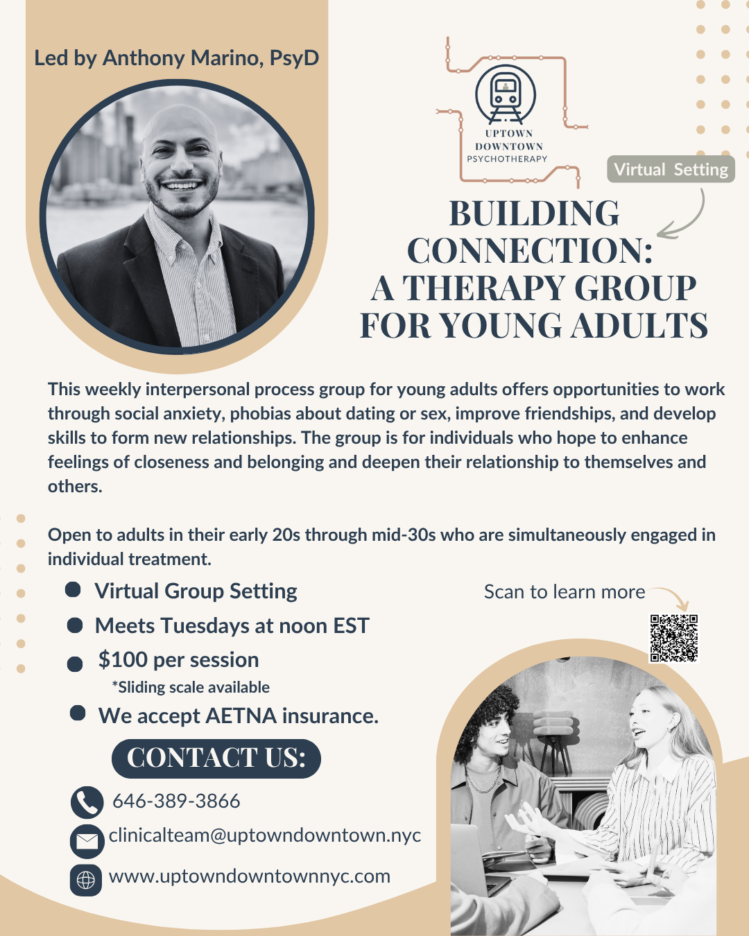 Virtual Group Therapy in New York