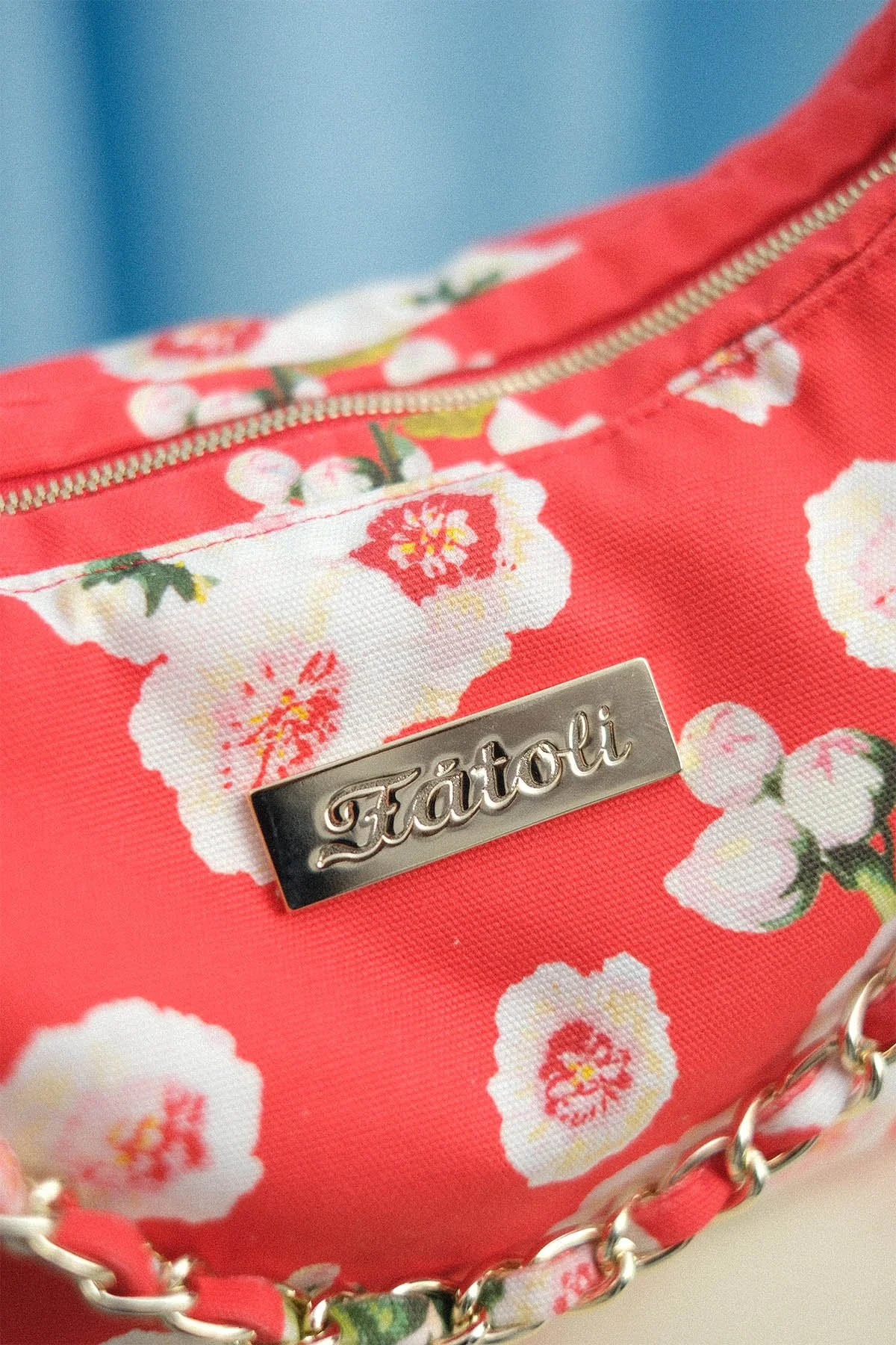 Sienna Bag in Floral Cherry Red