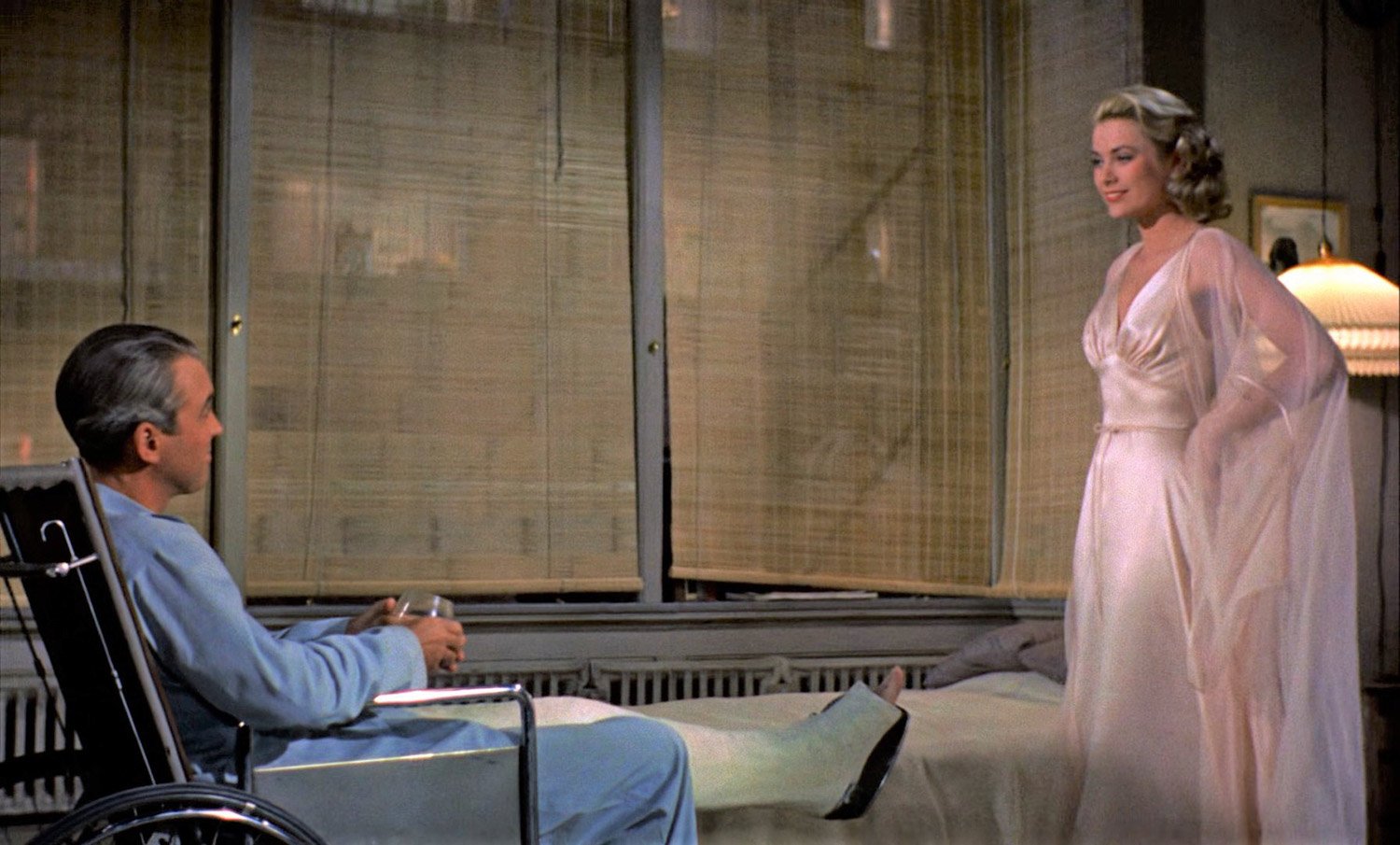 Grace Kelly in Rear Window.