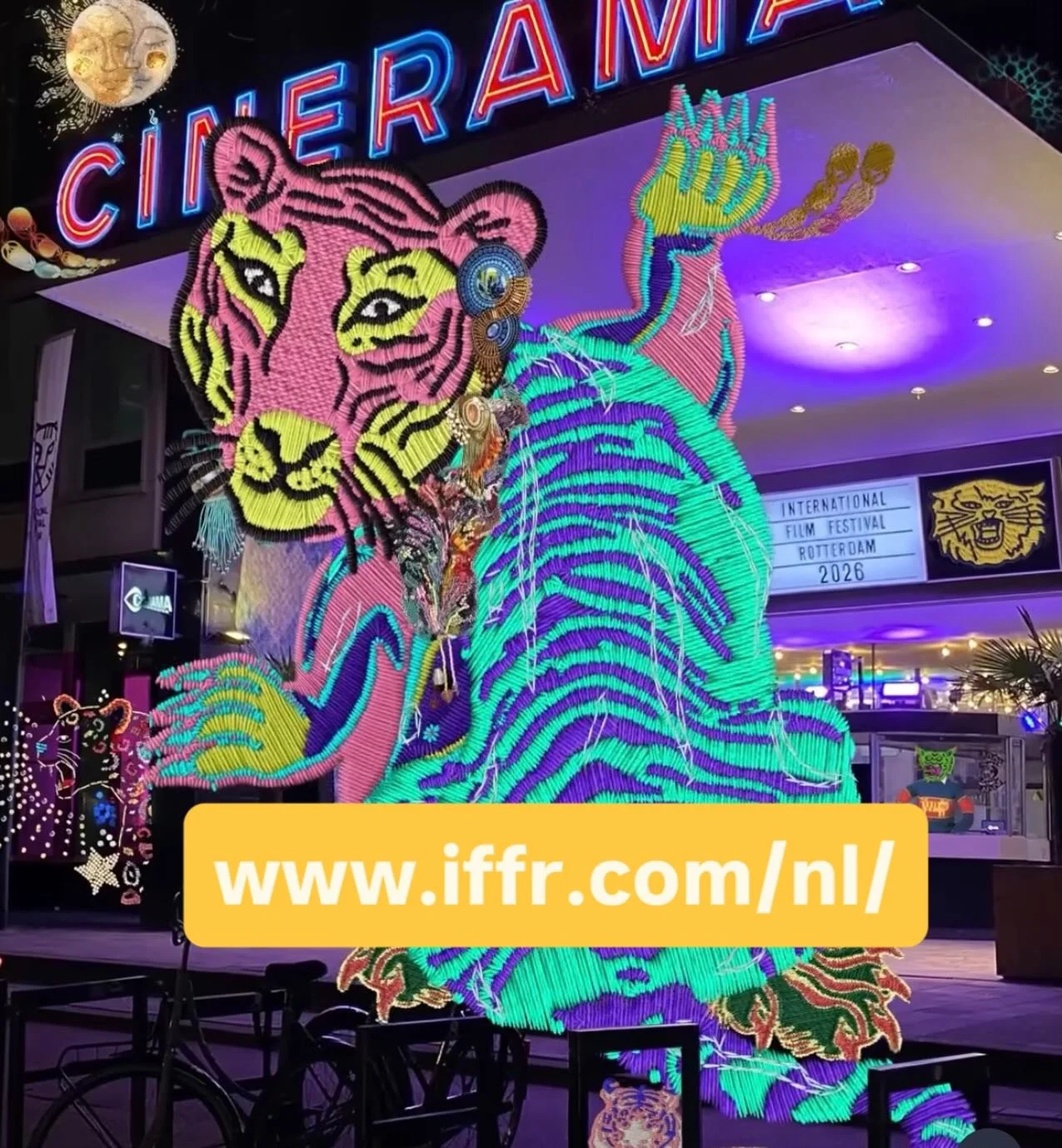 Maand-tip💡 voor de leukste vibe in town! 
Mijn favoriete festival in ieder geval:

Internationaal Film Festival Rotterdam
🎥 www.iffr.com/nl/
