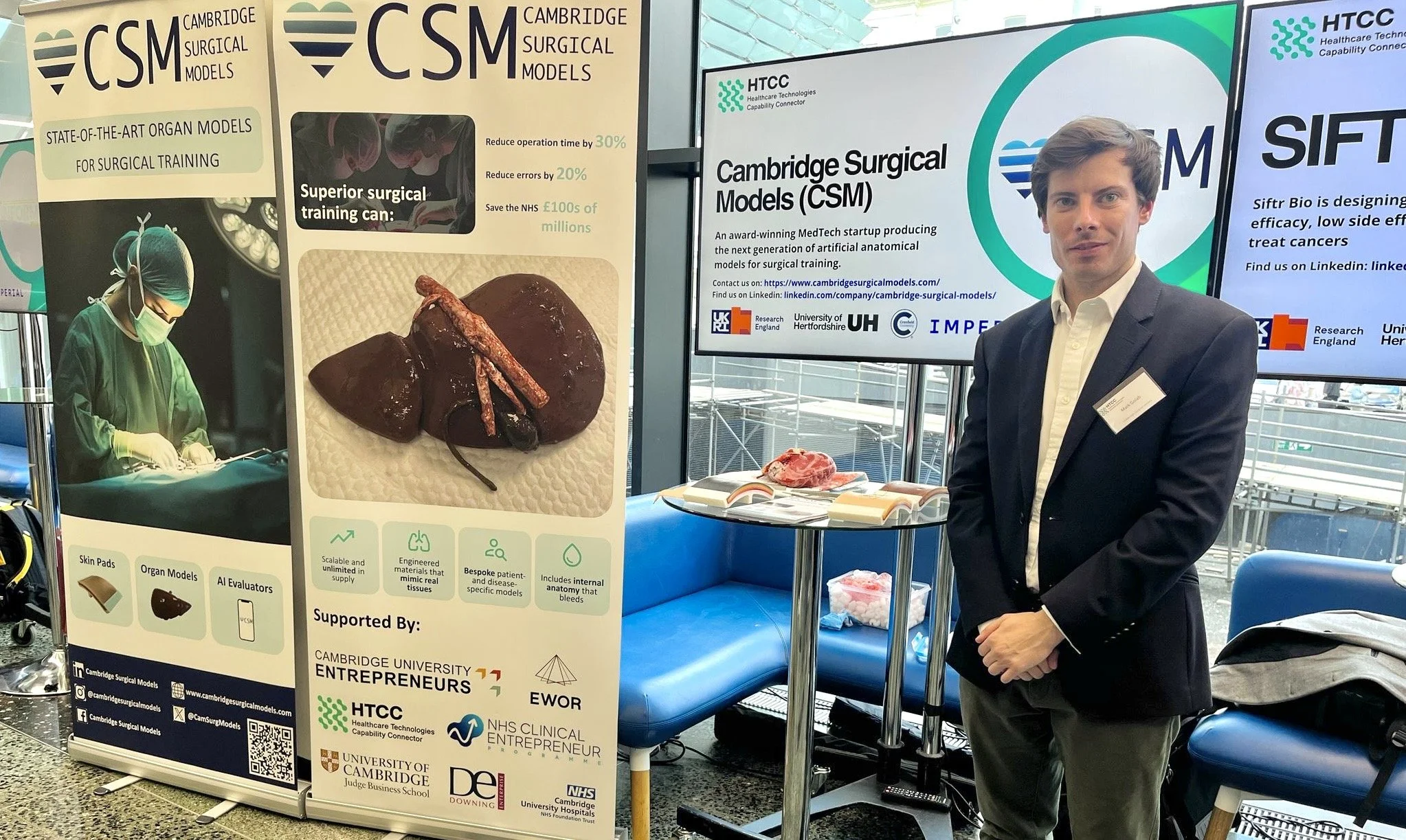 Cambridge Surgical Models showcasing the HTCC Collaboration  