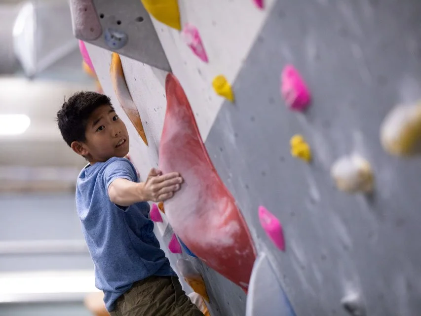 How Indoor Rock Climbing for Kids Helps Moms Reclaim Guilt-Free Workouts
