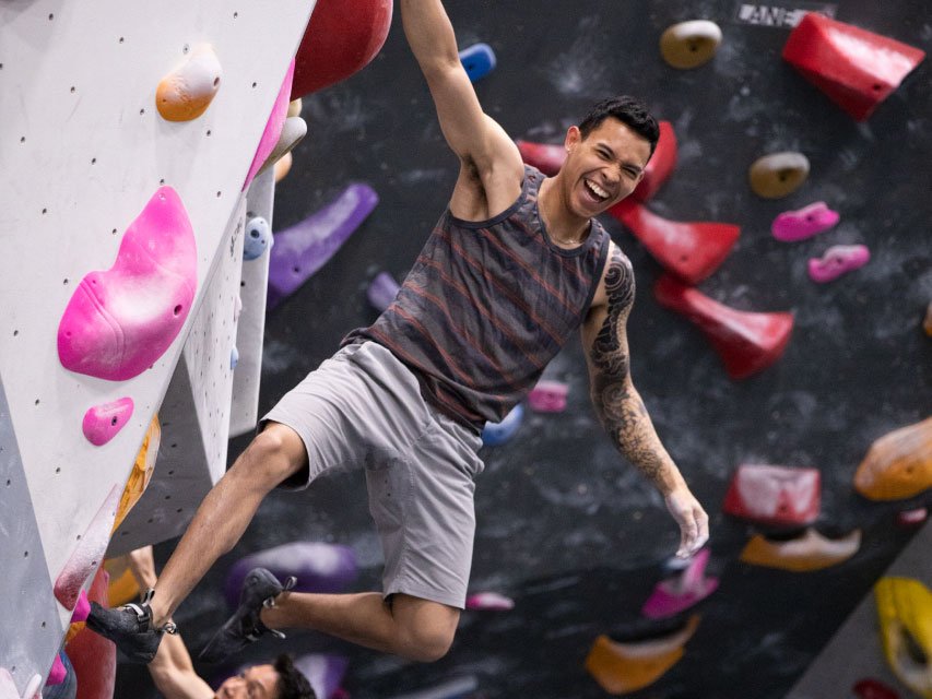 Weekends are Better at Newark’s First Rock Climbing Gym