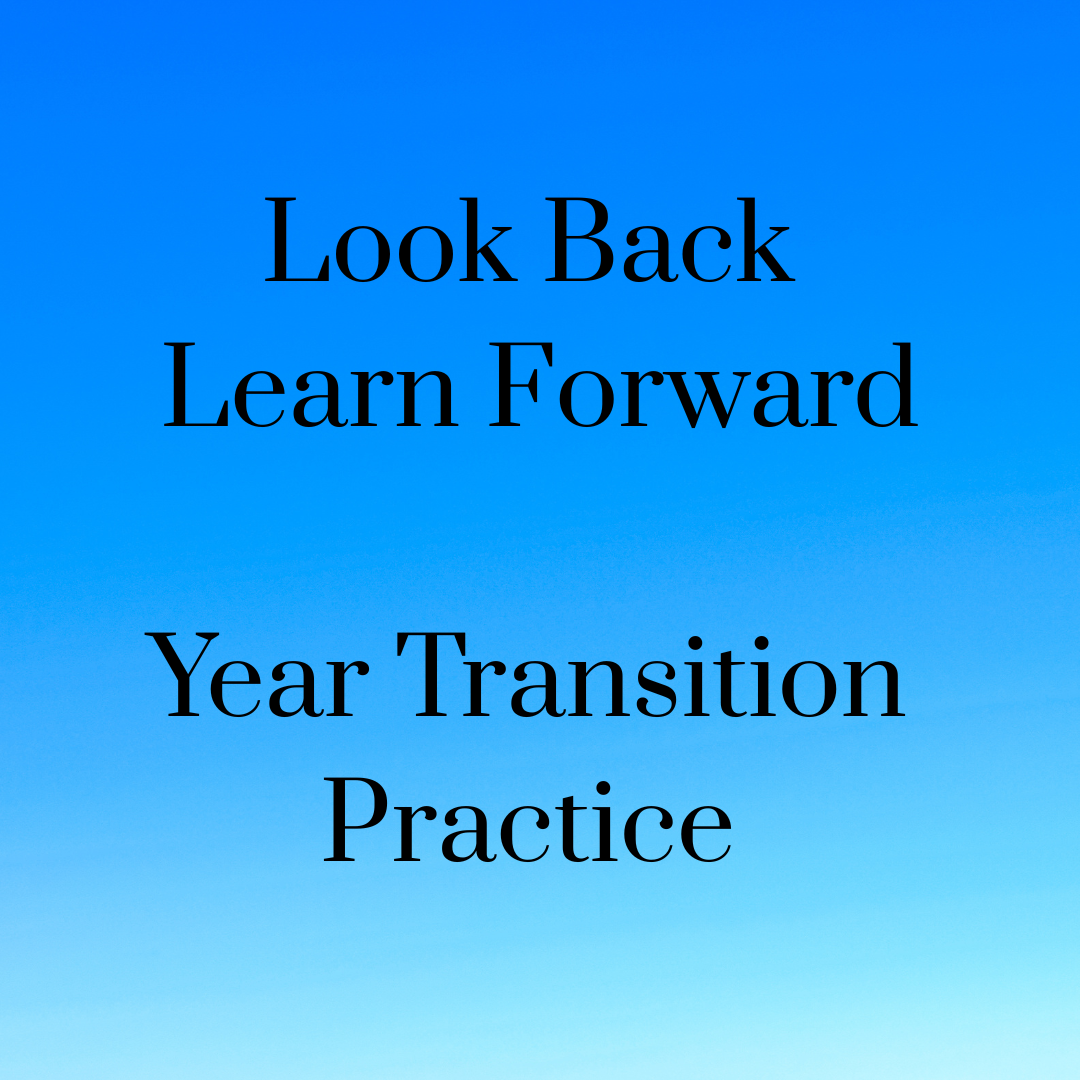 Look Back Learn Forward Year Transition Review