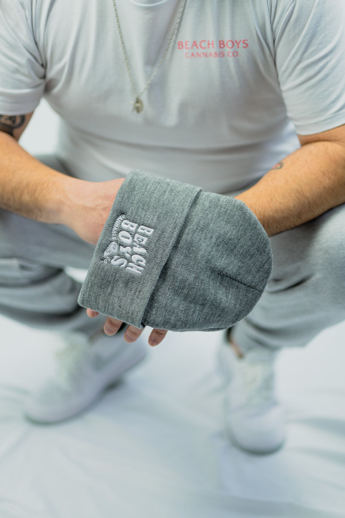 Grey Beanie_ Winter Hat_BB Beach Club Surf Style_Beach Life_Beach Lifestyle_Maine