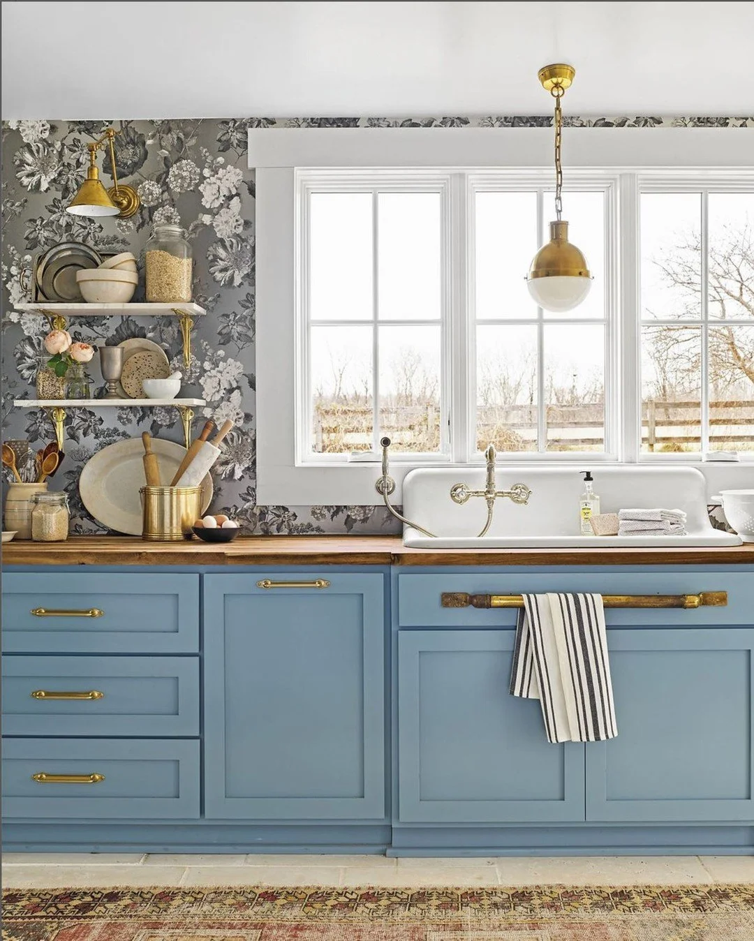 Who says wallpaper is just for the living room? From bold florals to playful patterns, kitchens are getting a makeover with stylish wallpaper that adds personality, charm, and a pop of color. It's the perfect way to turn your cooking space into a des
